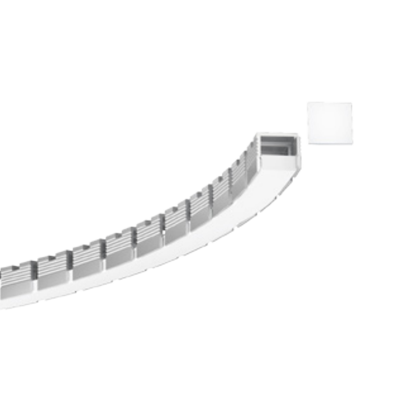 1212 Most Flexible LED Channel Diffuser - Fully Bending